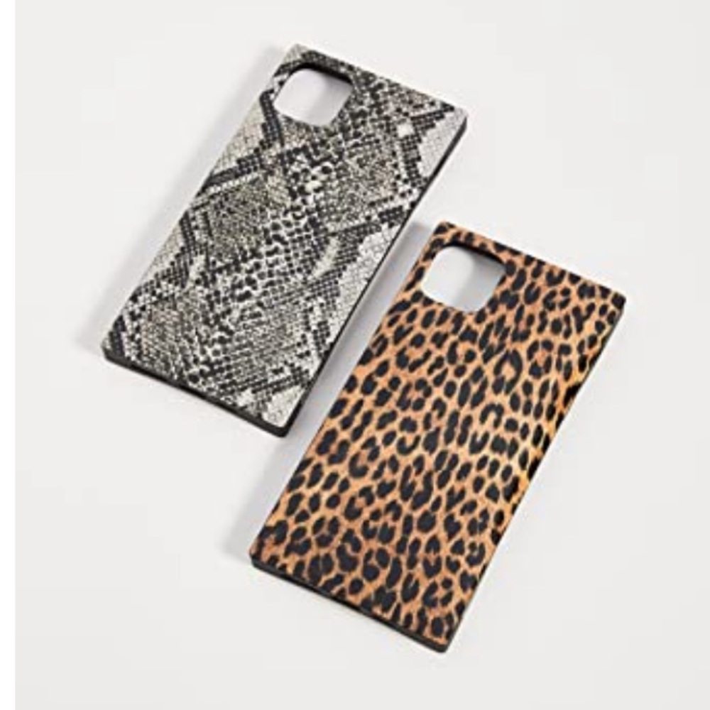 iPhone Case Square iPhone X-XS iDecoz Leopard Animal Print NEW - Picture 3 of 8